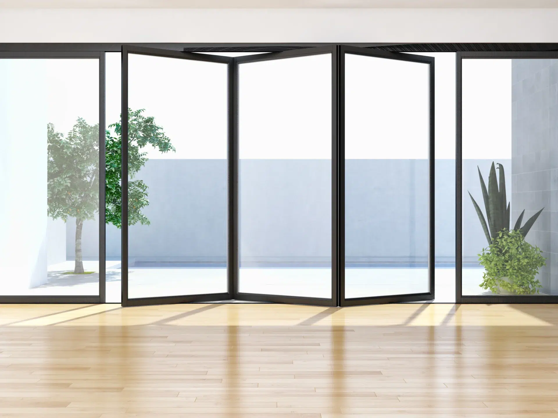 VLX 100 Bifold / Folding Door in North Palm Beach, FL | Sightline Windows & Doors North Palm Beach - detail 1