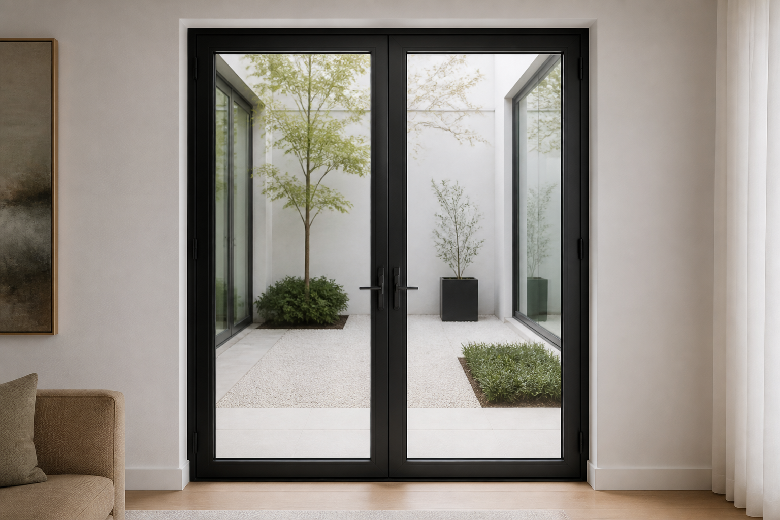 VLX 100 Double Swing / French Door in North Palm Beach, FL | Sightline Windows & Doors North Palm Beach - detail 6