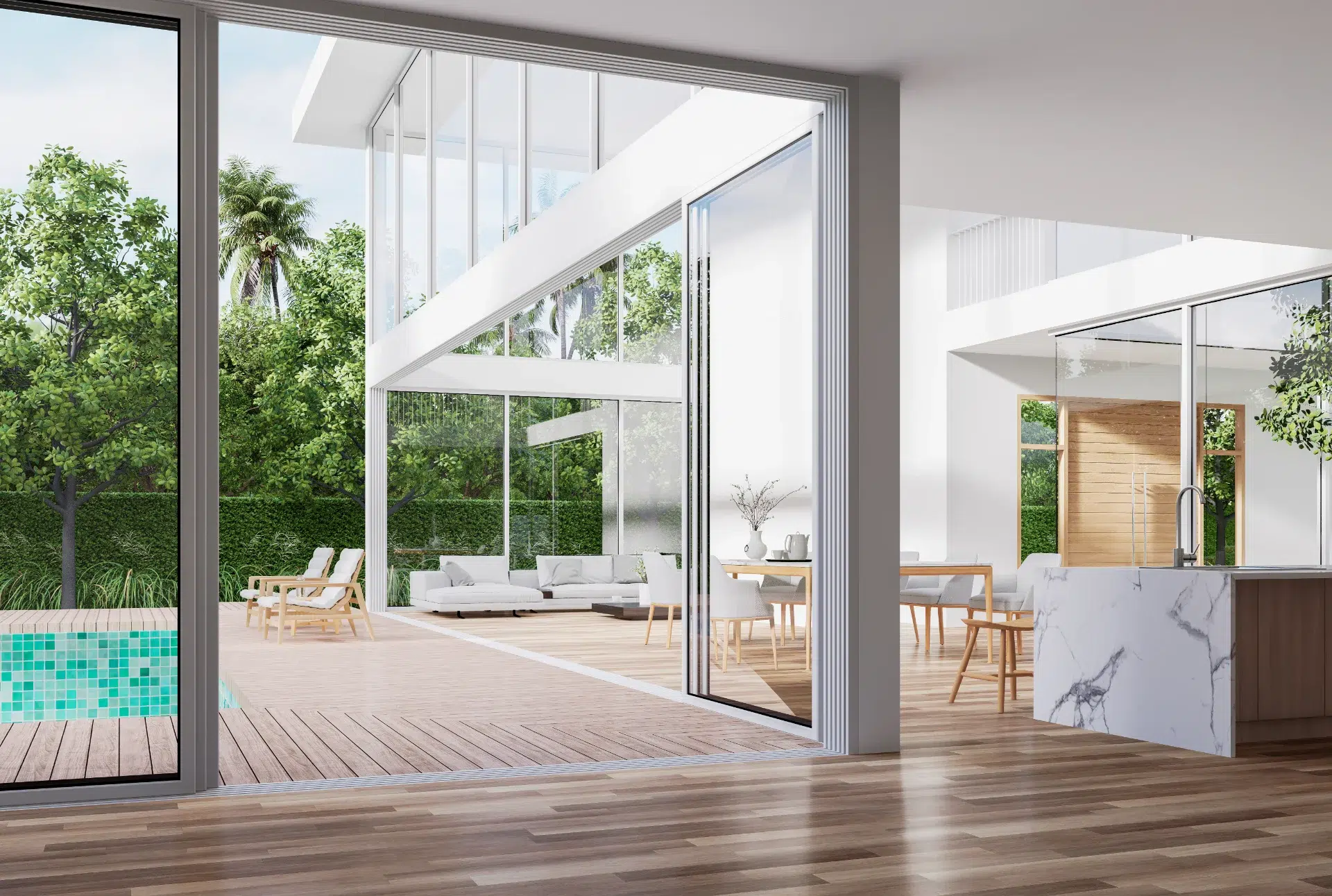 VLX 138 Panoramic Sliding Door in North Palm Beach, FL | Sightline Windows & Doors North Palm Beach - detail 1