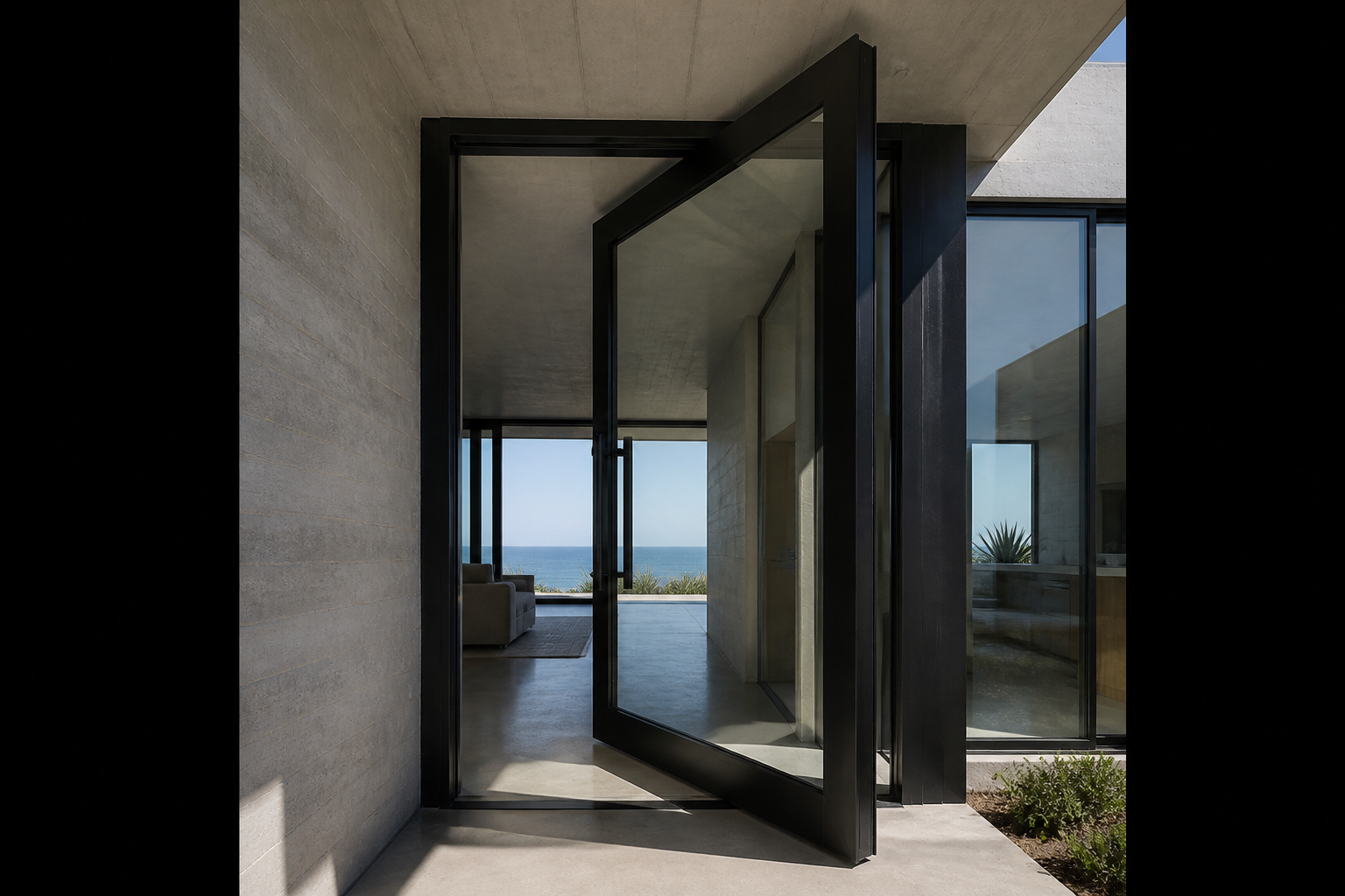 VLX 100 Pivot Door in North Palm Beach, FL | Sightline Windows & Doors North Palm Beach - detail 2