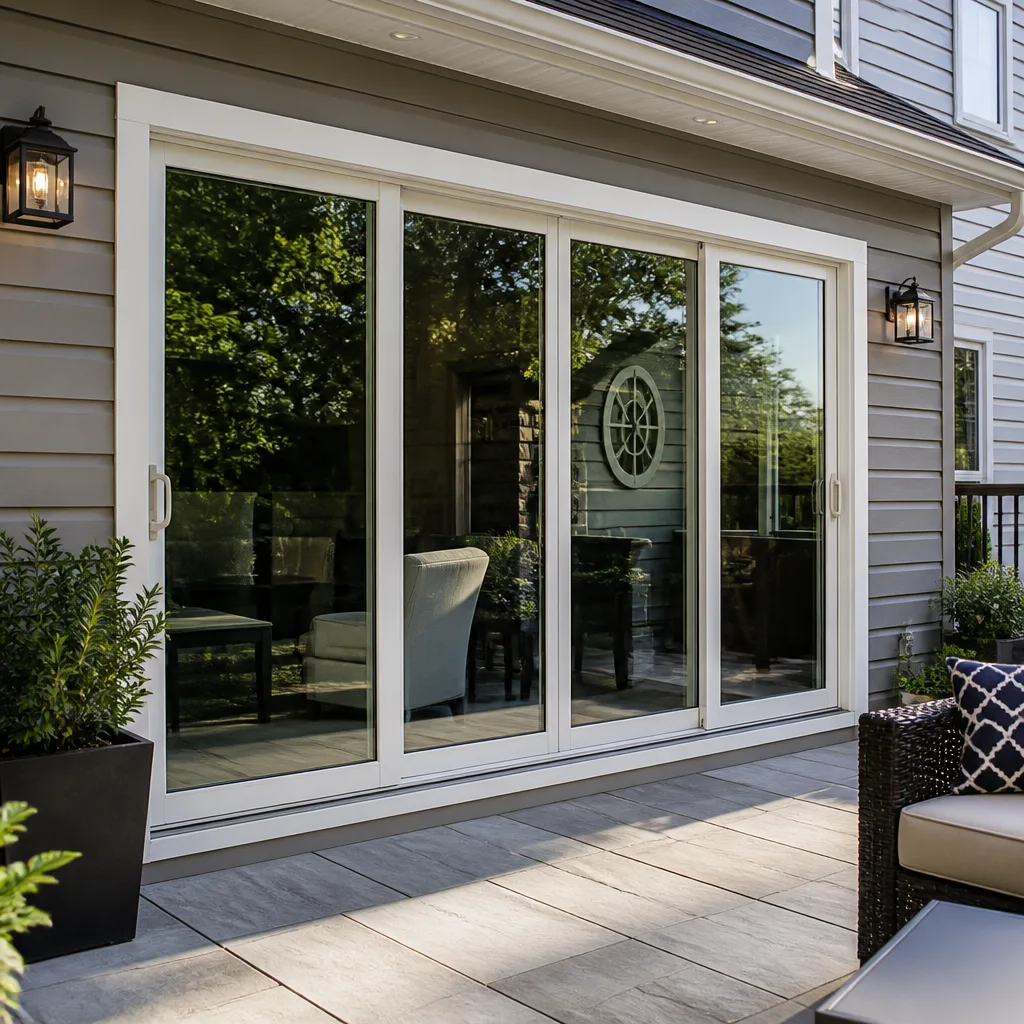 Sliding glass doors